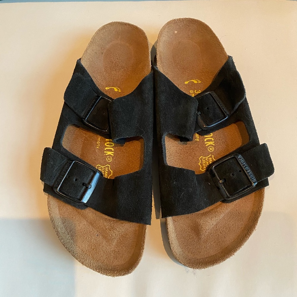 Birkenstock Arizona, navy suede 39